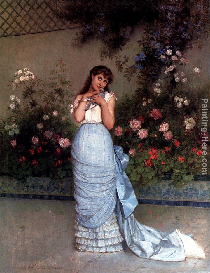 Auguste Toulmouche An Elegant Beauty